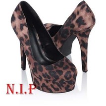 New Vogue Sexy Forever21 Leopard Platform Stiletto Pumps High Heels Party Shoes - £84.33 GBP