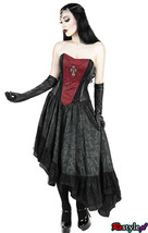 Royal Gothic Queen Vampire Cross Grown Visual Kei Punk Cyber Cosplay Hot... - £164.33 GBP