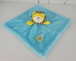 Baby Gear Yellow Lion Blue Star Lovey Security Blanket - £19.45 GBP