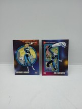 1992 Marvel Comics Mr. Fantastic Invisible Woman Impel Vintage  - $2.97