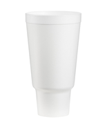44AJ32 44 Oz. Insulated Foam Cup, PET, White (Pack of 300) - €125,11 EUR