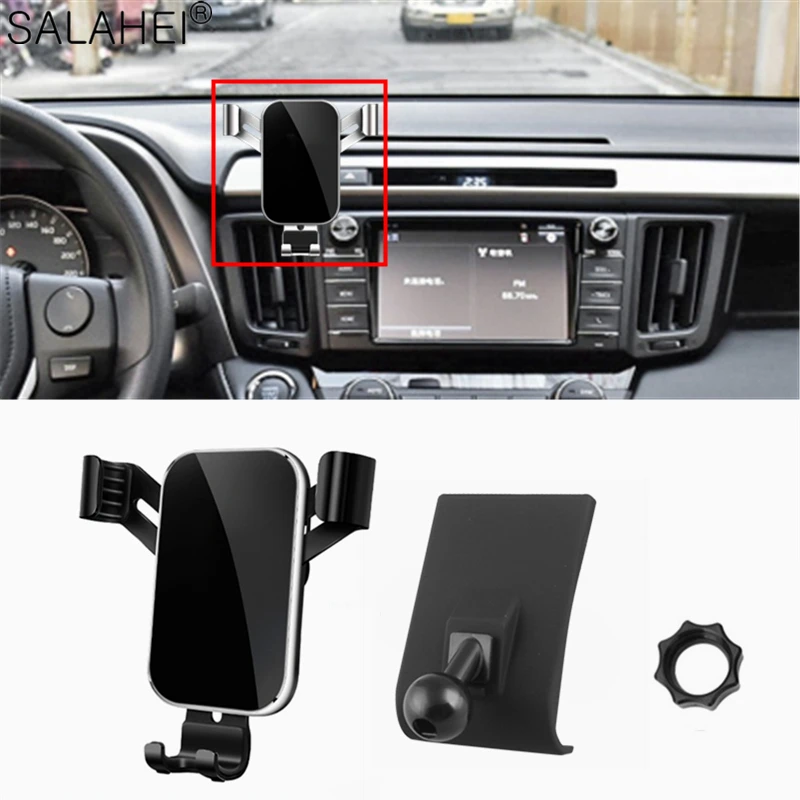 Car Phone Holder Dashboard Air Vent Cellphone Mount Stand Clip For Toyota RAV4 - £15.50 GBP