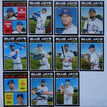 2020 Topps Heritage Toronto Blue Jays Base Team Set 11 Baseball Cards - £11.39 GBP
