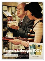 Benson &amp; Hedges 100&#39;s Cigarettes Automat Vintage 1973 Full-Page Magazine Ad - £7.72 GBP