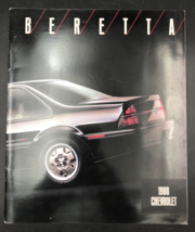 Vintage 1988 Chevrolet Beretta Dealer Sales Brochure Showroom Catalog - £7.41 GBP