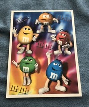 M&amp;M&#39;s 7 x 5 color post card MINT - £7.71 GBP