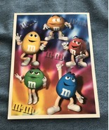 M&amp;M&#39;s 7 x 5 color post card MINT - $9.74