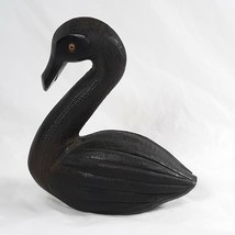 Spoonbill Duck Carved Heavy Wooden Resin Vintage Decor - £19.63 GBP