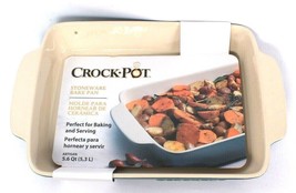 1 Ct Crock-Pot Artisan 5.6 Qt 15.25 In X 10.63 In Oven Safe Stoneware Bake Pan - £88.67 GBP