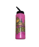 Ninja Turtles Water Bottle Pink w Straw TMNT 1988 Teenage Mutant Betras ... - $399.14 MXN