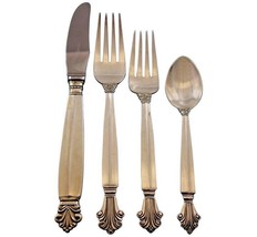 Acanthus by Georg Jensen Sterling Silver Flatware Set for 8 Service 33 Pcs - £3,059.05 GBP