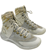 Under Armour HOVR Highlight Ace White Metallic Gold Women&#39;s size 8 hi-to... - $48.45