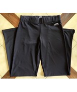 GoLite Women&#39;s Glossy Black Straight Leg Stretch Athletic Lounge Pants (M) - $15.94 CAD