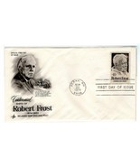 1974 Robert Frost FDC~ 10¢ - £3.99 GBP