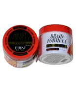 2 Pack Braid Formula Medium Hold Aloe Vera Ebin Conditioning Gel 11oz. - $635.41 MXN