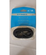 Dynex 6 ft PVC Jacket Optical Digital Audio Cable Black - $10.55 CAD