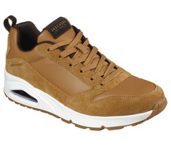 Men&#39;s Skechers Street Uno Stacre Casual Shoes, 52468 /WSK Multi Sizes Whiskey - $89.95