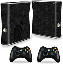 Mightyskins Skin Compatible With X-Box 360 Xbox 360 S Console - Black Leather | - $35.99