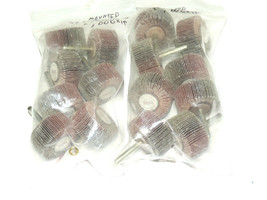 LOT OF 15 NEW TIGER 2&quot; HEAD 80GRIT MOUNTED FLAP WHEELS - £67.59 GBP