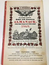 Vtg J Grubers Farmer Almanac Agricultural Baltimore Hagerstown Maryland 60s 1969 - £7.77 GBP