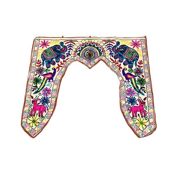 Hand-Made Wall Hanging Animal Temple-elephant 41" width/ length37"/15" drop at