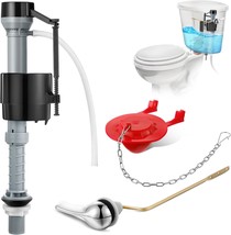 Saillong Universal Toilet Tank Replacement Kit, Include, Dark Grey, Red,... - $31.99