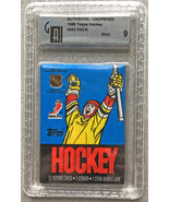 1988 Authentic Unopened Topps Hockey Wax Pack SEALED GAI MINT 9 Brett Hu... - $100.00