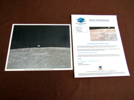Ken Mattingly Apollo 16 Signed Auto Nasa Litho Lm Earth Rise Photo Zarelli Loa - £623.00 GBP