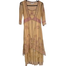 Nataya Age of Love  Dress Messy Coquette Boho Feminine Romantic Titanic ... - $178.20