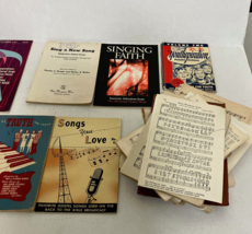 Vintage Christian worship sheet music song book lot - $19.75