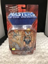 Masters Of The Universe 200x Smash Blade HE-MAN 6” Figure Motu 2002 New Mib - £23.58 GBP