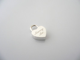 Tiffany &amp; Co Marry Me Heart Love Padlock Pendant Charm 4 Necklace Bracelet T Co - £277.53 GBP