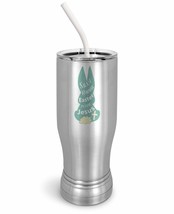 PixiDoodle He Is Risen Easter Bunny Insulated Coffee Mug Tumbler with Spill-Resi - £26.85 GBP+