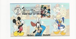 Mickey- Goofy- Donald FDC II - £7.97 GBP