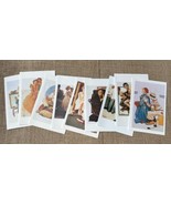 Vintage Norman Rockwell Note Card Set Assorted Painting Images - $9.90