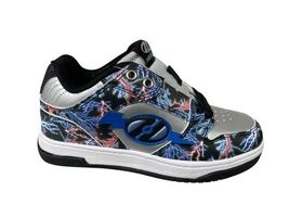 Heelys Youth Sneaker Roller Skate HE100972 Cosmic Lightning Silver Size 2 - $69.30