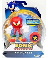 Sonic The Hedgehog Knuckles with Spring Action Figure Jakks Pacific 4 inch NIB - $19.59