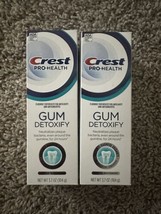 (2) Crest Pro-Health GUM DETOXIFY Gentle Whitening Fluoride Toothpastes ... - £9.36 GBP