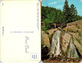 Colorado Pikes Peak Region Helen Hunt Falls Bruin Inn Cheyenne Canyon Postcard - £7.44 GBP