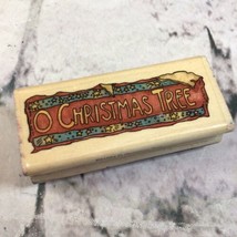 Uptown Rubber Stamps The Boyds Collection #E21024 O Christmas Tree Rubbe... - $9.89