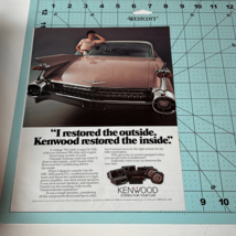 1983 1959 Cadillac Coupe Deville Kenwood Vintage Original Print Ad Advertisement - £9.32 GBP