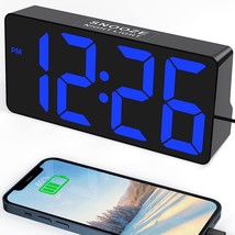 Digital Alarm Clock, Large Display Digital Clock With Dual Alarms,Type C... - $37.99