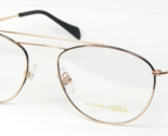 WILLIAM MORRIS LONDON LN50070 C2 Rose Gold / Matt Black EYEGLASSES 53-18... - $116.80
