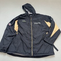 New Orleans Saints Vintage Official NFL Reebok Onfield Jacket Size XL - $49.49