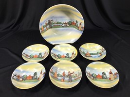 Vintage Eleanor Bavaria 7 Piece Vegetable Bowl Set Netherlands - £31.46 GBP