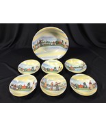 Vintage Eleanor Bavaria 7 Piece Vegetable Bowl Set Netherlands - £31.57 GBP