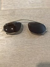 New Vintage MIDORI MD-18 ATG Bronze Sunglass Clip Clip-on Sunnies 50mm - $20.00