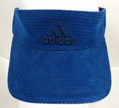 Adidas Blue Embroidered Adjustable Visor - Great Condition - £11.59 GBP