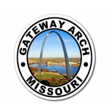 4&quot; Gateway Arch National Park Missouri Hike Sticker Decal - £13.58 GBP