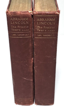 Abraham Lincoln: The Prairie Years (2-Volume Set) by  Carl Sandburg 1926 - £62.64 GBP